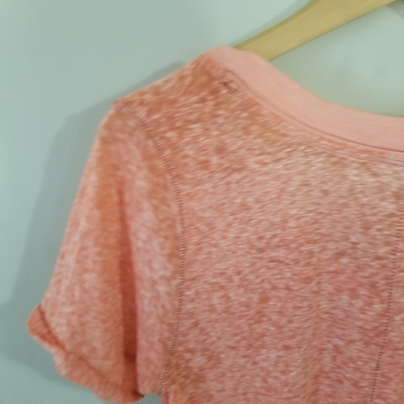 WE The Free Sun Valley V neck Tee Size XS Orange County - Picture 9 of 10